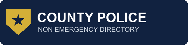 County Police — non emergency police number directory