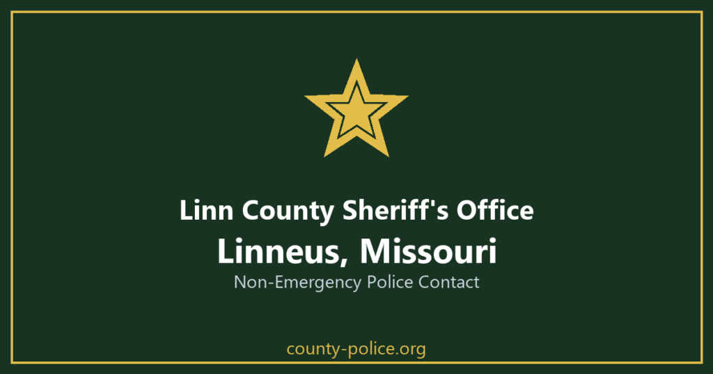Non Emergency Police Number in Linneus, Missouri