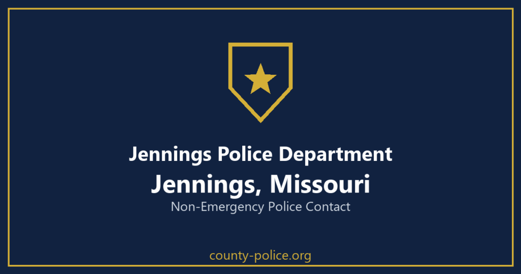Non Emergency Police Number in Jennings, Missouri