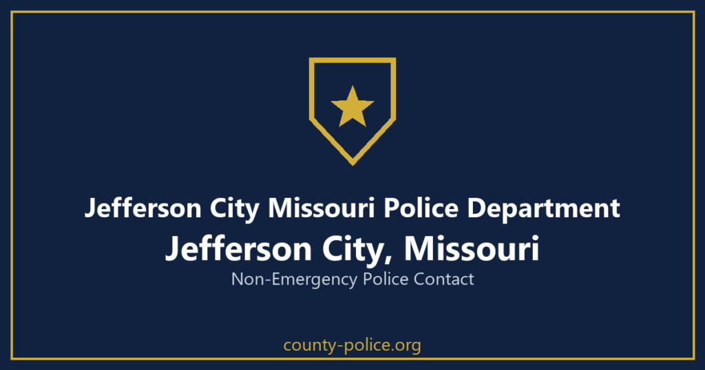 Non Emergency Police Number in Jefferson City, Missouri