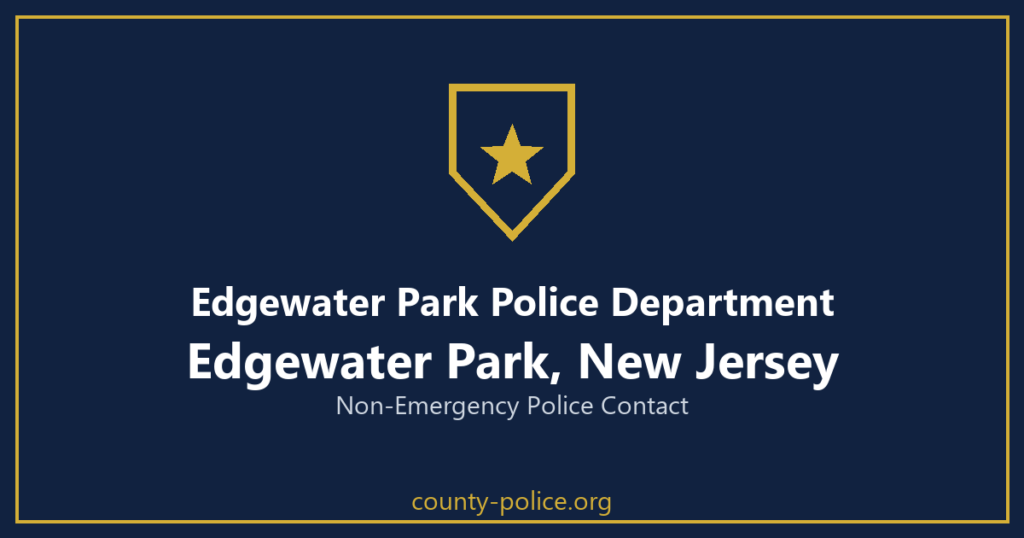 Non Emergency Police Number in Edgewater Park, New Jersey
